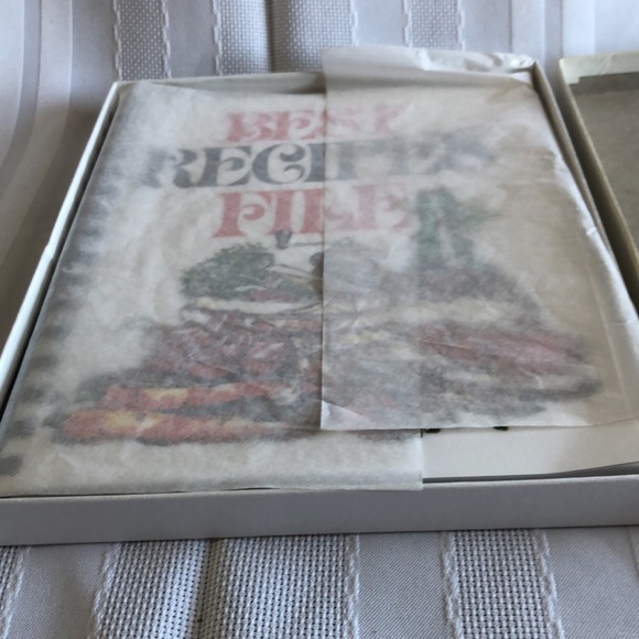 Bright of America best recipes file never been used vintage - Picture 2 of 6